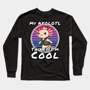 Cool Axolotl Long Sleeve T-Shirt